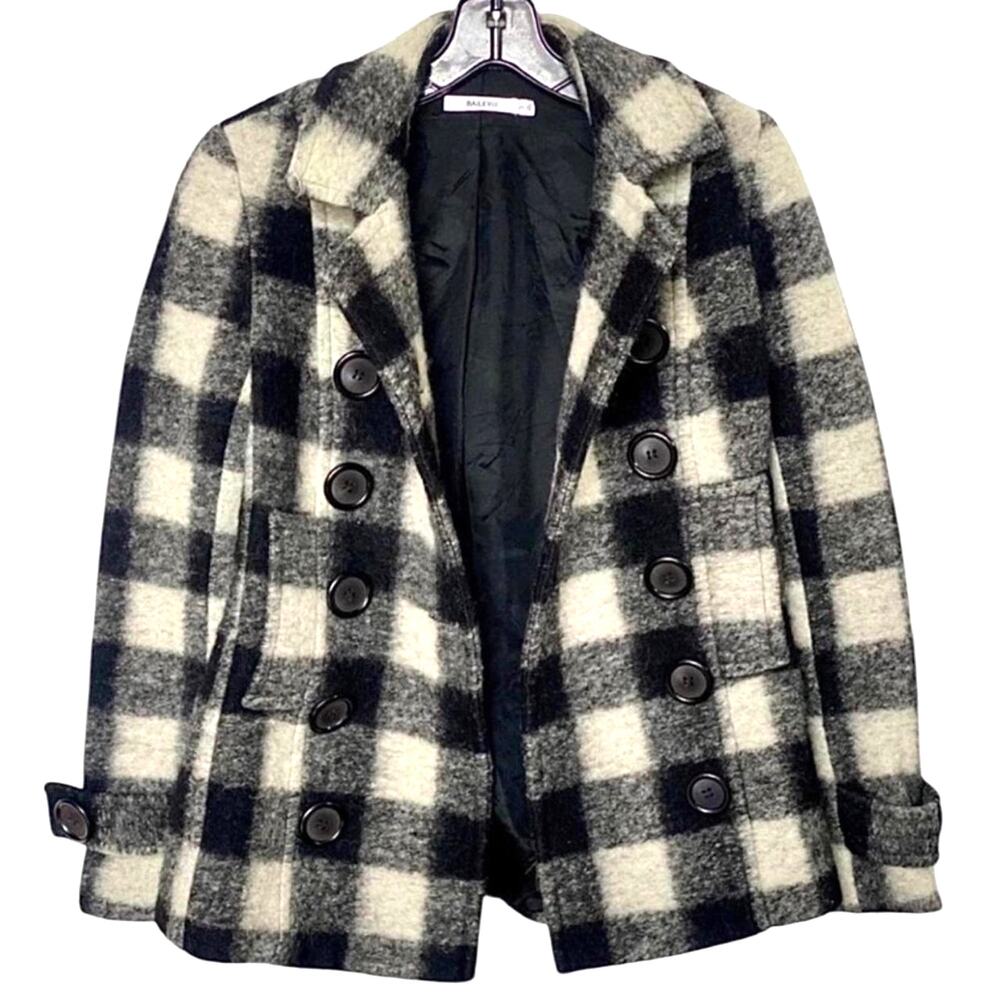 Bailey 44 Wool Blend Double Breasted Peacoat Small - Picture 6 of 8